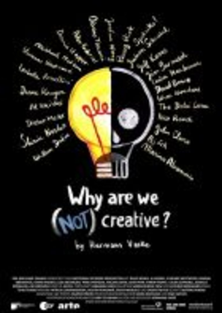 Filmplakat des Films Why are we (not) creative? mit Hermann Vaske