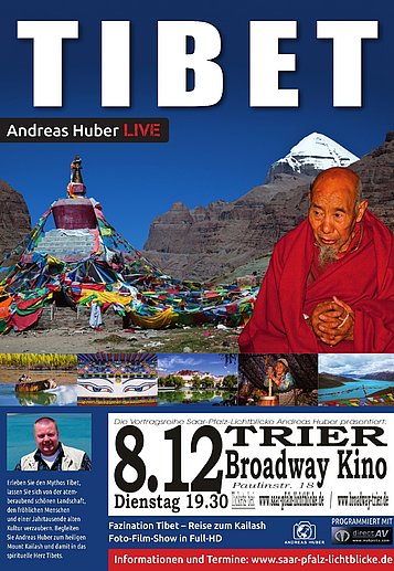 Filmplakat des Films (multivision) Faszination Tibet mit Andreas Huber