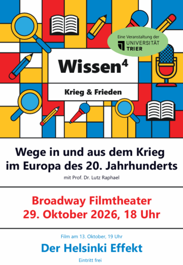 Filmplakat des Films (Wissen4: Krieg & Frieden) Wege in und aus dem Krieg