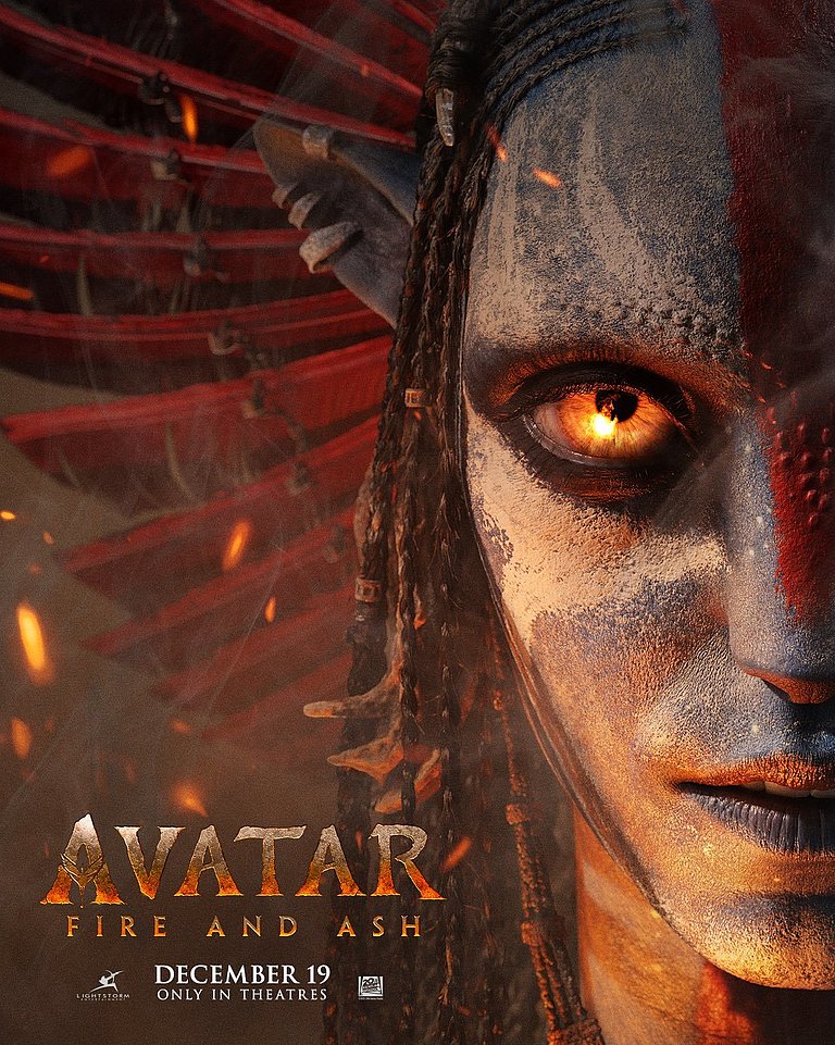 Filmplakat des Films (englisch+) Avatar: Fire And Ash