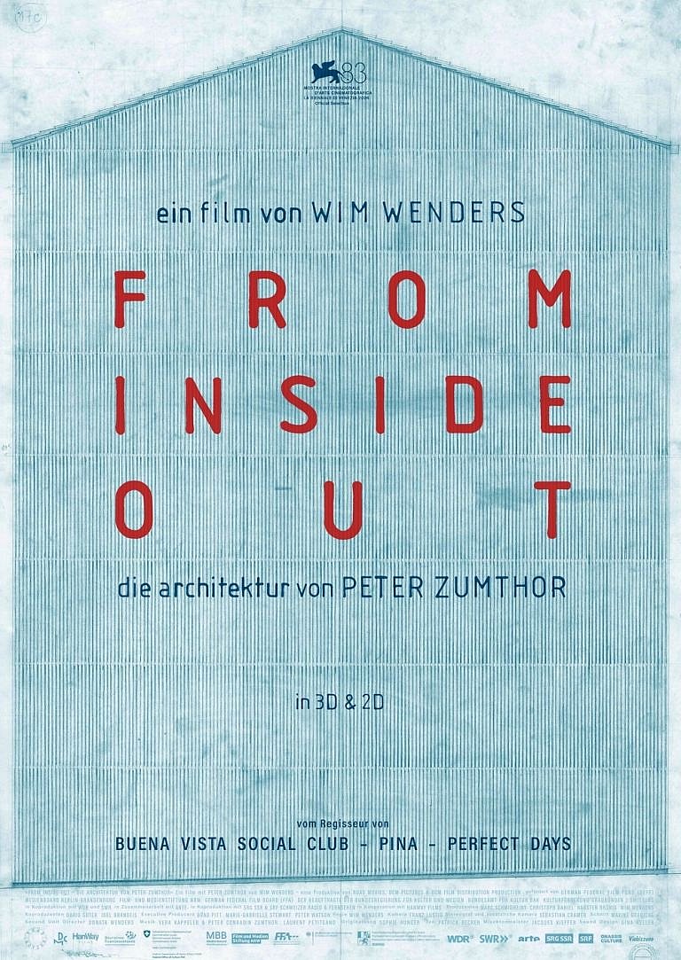 Filmplakat des Films FROM INSIDE OUT - Die Architektur von Peter Zumthor