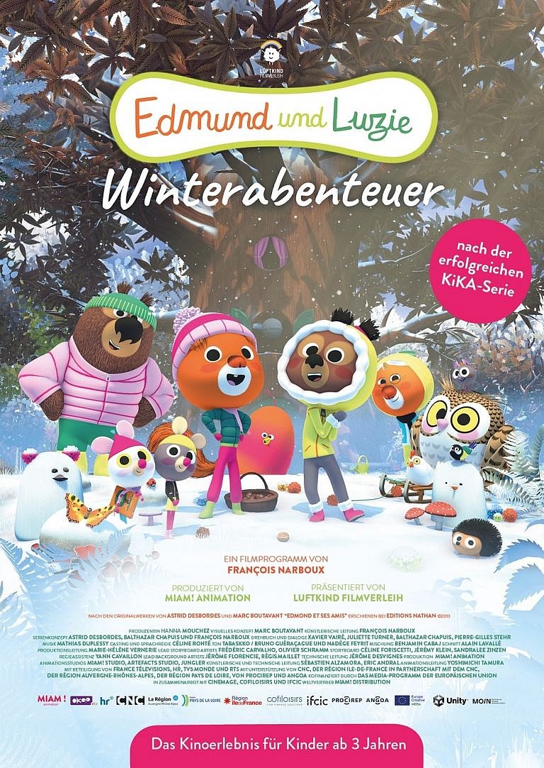 Filmplakat des Films Edmund und Luzie - Winterabenteuer