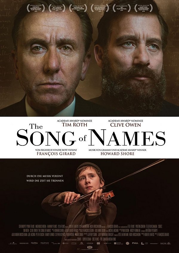 Filmplakat des Films (Israelische Herbstkulturwochen) The Song of Names