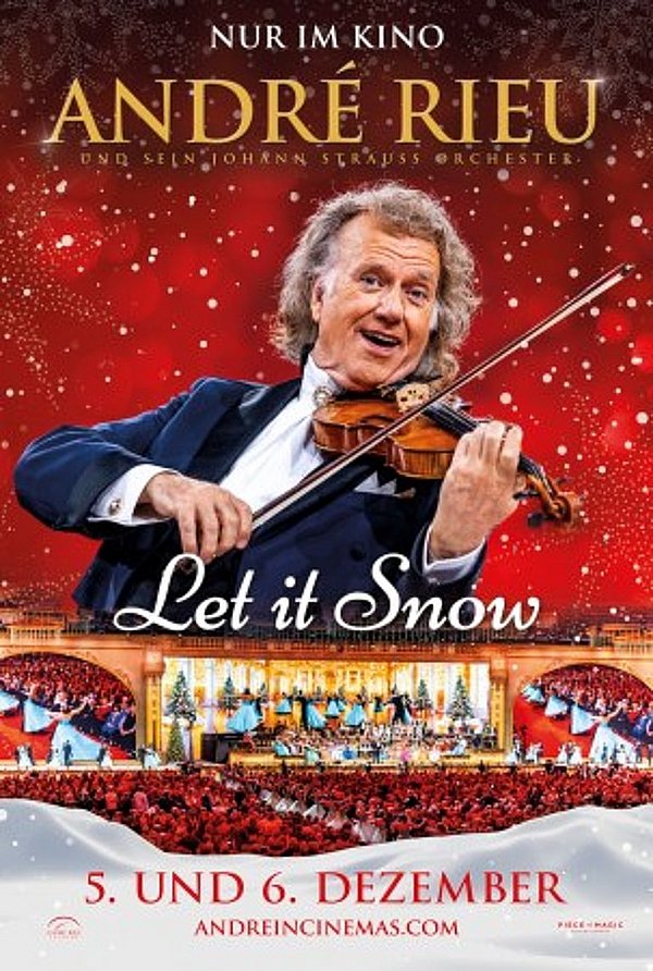 Filmplakat des Films André Rieus Weihnachtskonzert 2026: Let it Snow