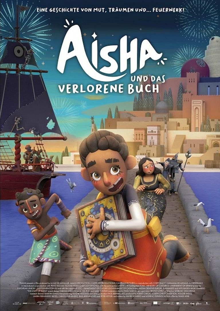 Filmplakat des Films (Familienkino) Aisha und das verlorene Buch