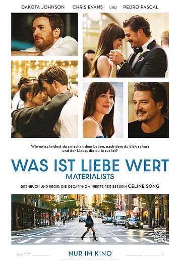 Filmplakat des Films (kino mit baby) Was ist Liebe wert - Materialists