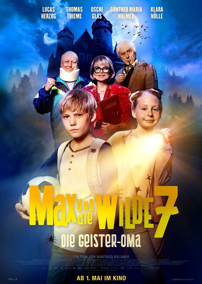 Filmplakat des Films Max und die wilde 7: Die Geister-Oma